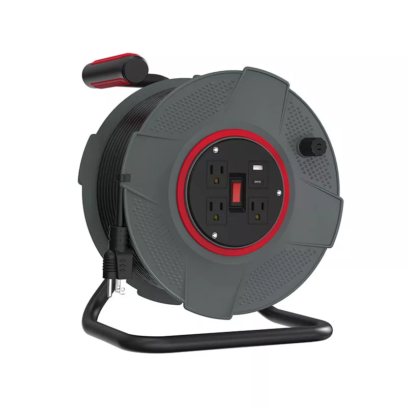 3 утичнице Усб Пластични кабел Реел 100фт